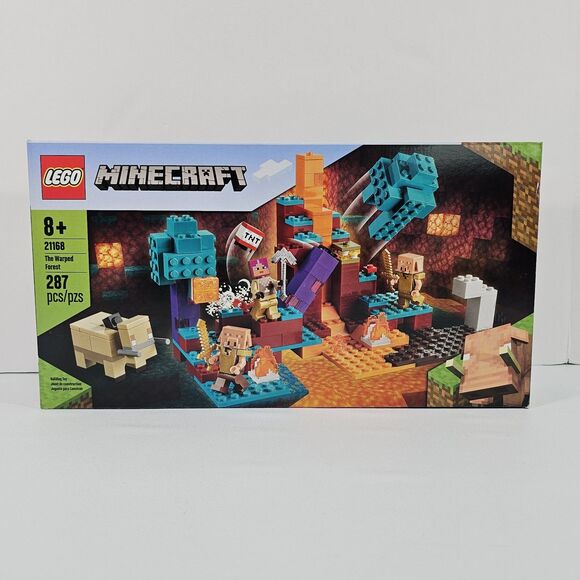 LEGO Minecraft The Warped Forest 21168 Building Set 287 Pcs, New Sealed Retired - Picture 1 of 6